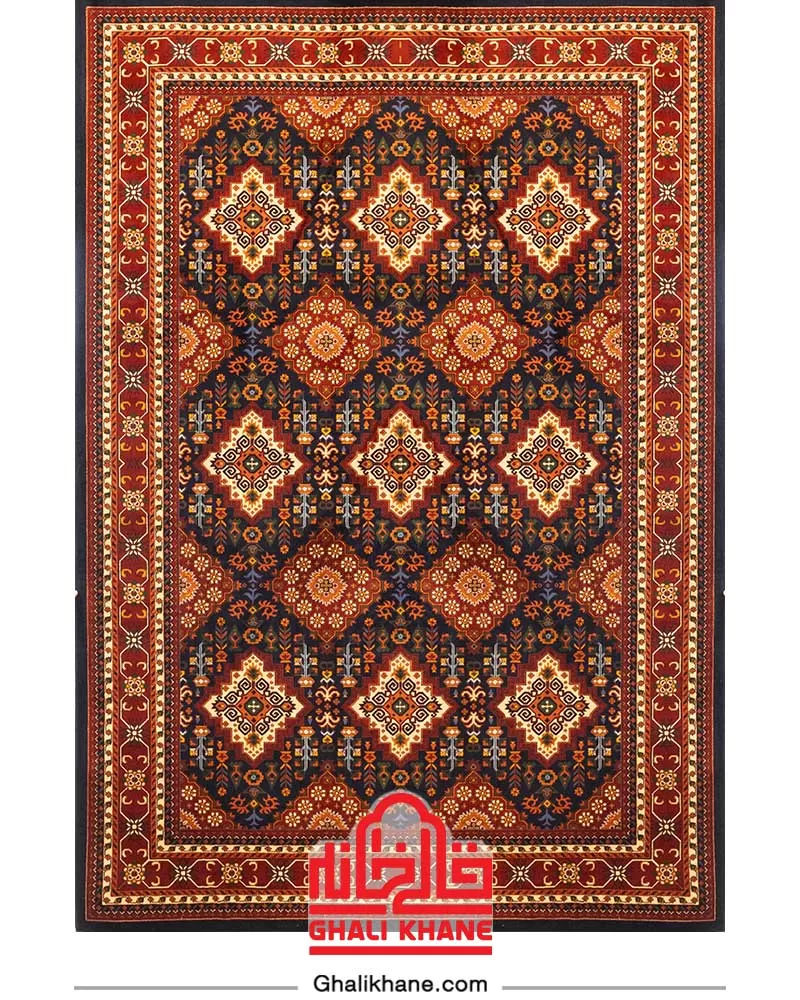 فرش سینراد 700 شانه کد 7026 سرمه ای